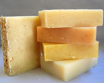 Natural hand made soaps-patchouli-unscented-lavender-tea tree-rosemary-eucalyptus-lemongrass-oatmeal-peppermint-spearmint