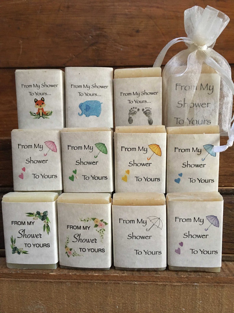 baby shower favors soap party favors personalized boy girl woodland fox bambi owl elephant mini guest soaps image 10