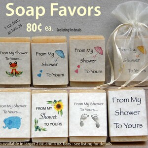 bridal shower favors soap from my shower to yours unique bridal shower favors rustic bridal shower favors DIY party favor gifts mini soaps image 6