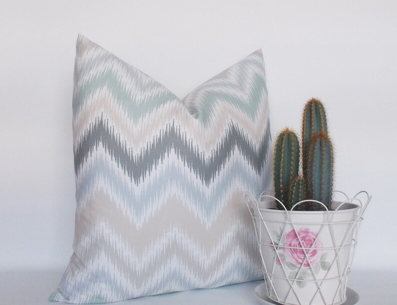 Decorative Pillow Cover, Zig Zag Throw Pillow, Chevron Throw Pillow Cover 16,18,20,22,24,26,28,30 inch Chevron Accent Pillows image 5