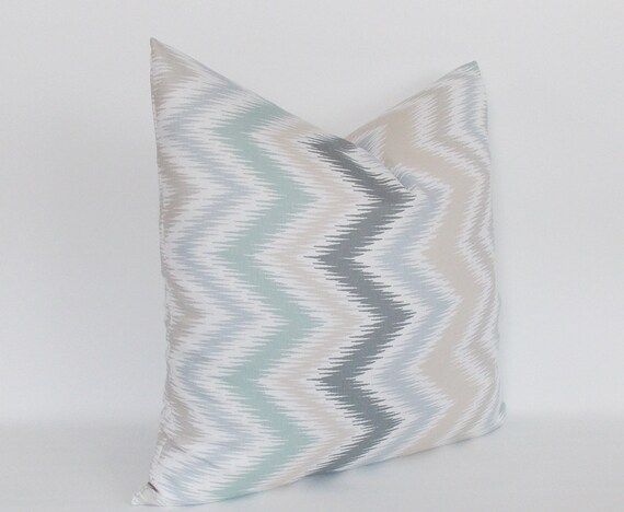 Decorative Pillow Cover Zigzag Throw Pillow Chevron Throw Etsy