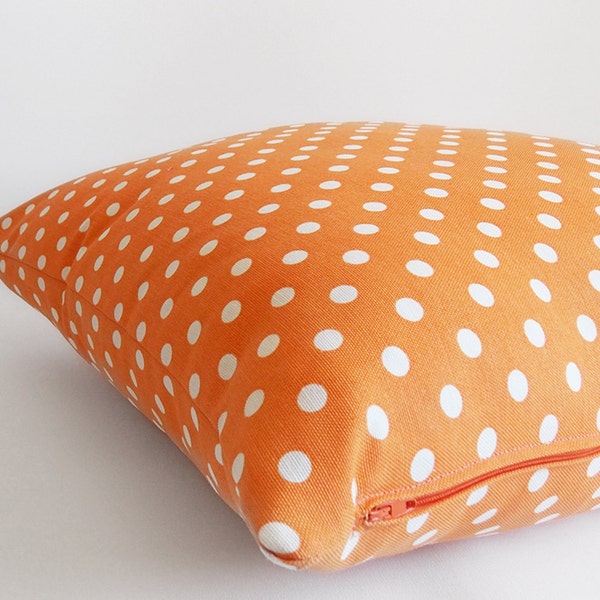 Orange Throw Pillow Etsy