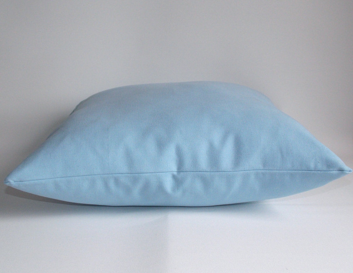 Blue Pillow Coverdecorative Throw Pillow Cushion Blue Ice Etsy