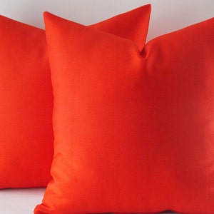 Set 2 Red Pillow Covers, Red Cushion, Red Decorative Pillow Cover, Red Throw Pillows, 14,16,18,20,22,24,26,28,30 inch