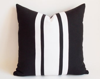 Black&White Decorative pillow,Throw pillow,Pillow cover 22'' x 22'' (56 cm x 56 cm) Cotton Canvas Blend