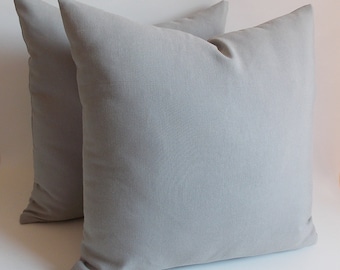 Set of 2 / Gray Throw pillow,Decorative pillow,Throw pillow,Pillow cover 18'' x 18'' (45 cm x 45 cm)