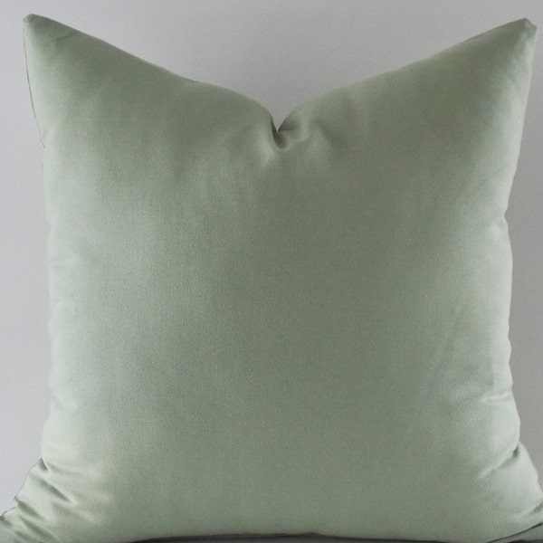 Mint Green pillow,Decorative pillow,Throw pillow, Modern Pillow cover, Cotton Canvas Blanded, 14,16,18,20,22,24,26,28,30 inches