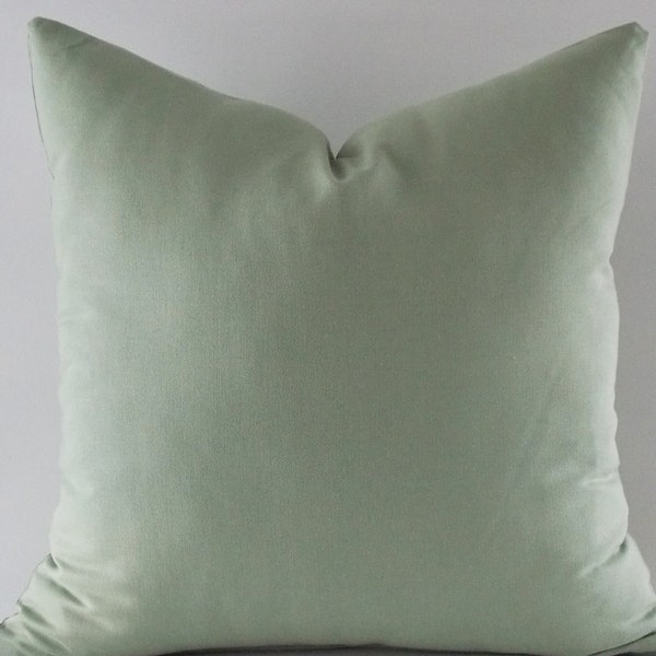 Oreiller vert menthe, oreiller décoratif, housse de coussin, housse de coussin moderne, toile de coton, 14,16,18,20,22,24,26,28,30 pouces