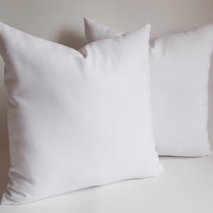 Set 2 / White Cushion Covers,White Pillows,Decorative pillow,White Throw pillow,Cushion cover,Pillow cover,All Sizes