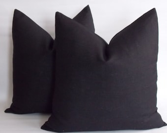 black throw pillows for bed