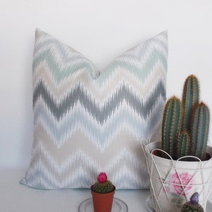 Decorative Pillow Cover, Zig Zag Throw Pillow, Chevron Throw Pillow Cover 16,18,20,22,24,26,28,30 inch Chevron Accent Pillows image 4