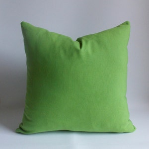 Green Pillow Cover /Decorative pillow green /Throw pillow cover /Cotton Canvas green pillow cover