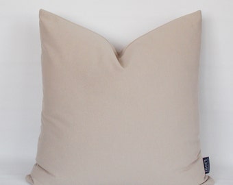 Beige pillow cover,Decorative pillow,Throw pillow,Pillow cover  Cotton Canvas Blend, 12,14,16,18,20,22,24,26,28,30 inch
