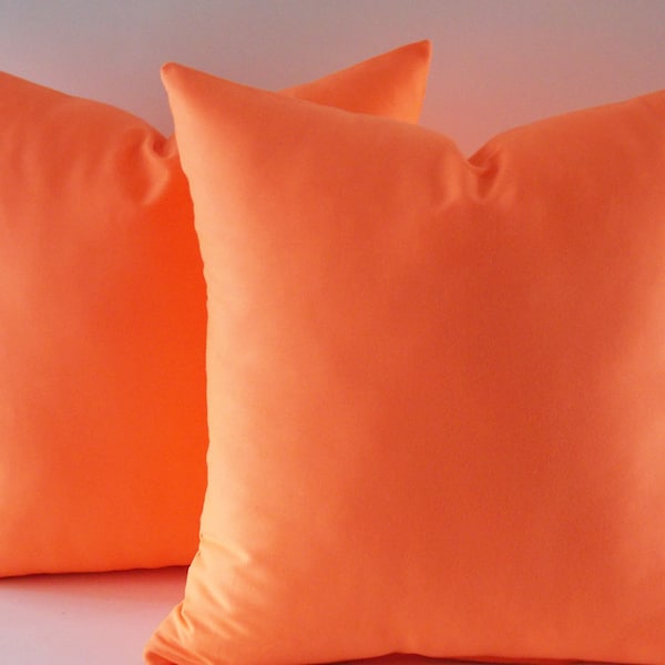 Orange Throw Pillow Etsy