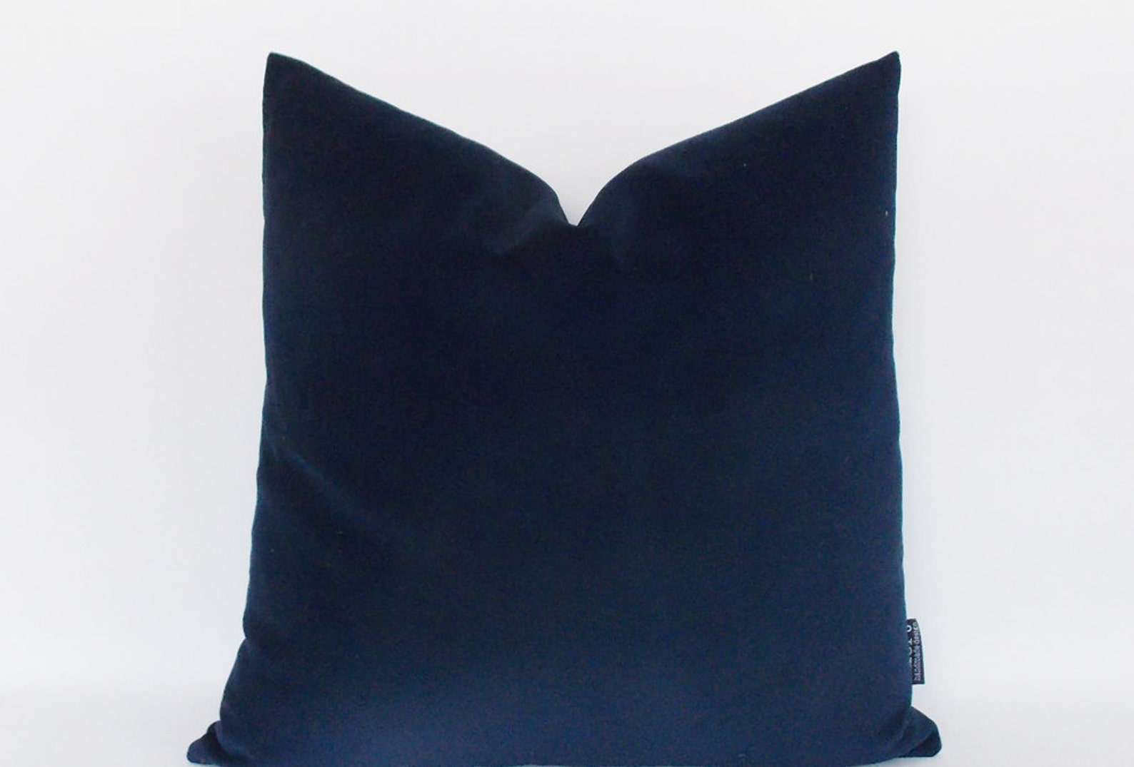Solid Navy Velvet Pillow Covers/ Navy Velvet Throw Pillows / Etsy