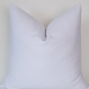 White pillow,Decorative pillow,Throw pillow,Pillow cover, 16,18,20,22,24,26,28,30 inches Cotton Canvas Blanded