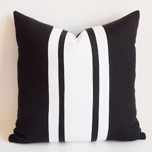 1 (pcs) Black&White 20&#39;&#39;x20&#39;&#39; (50cmx50cm) Decorative pillow,Throw pillow,Pillow cover  Cotton Canvas Blend