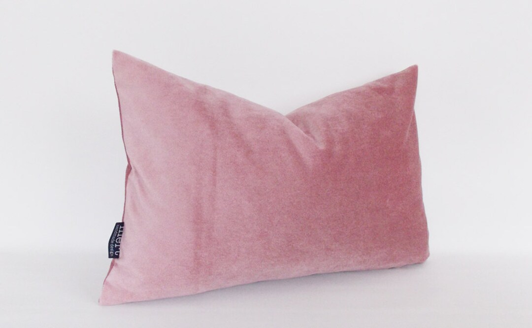 Rose Velvet Pillow Cover / Rose Velvet Cotton Cushion / Etsy