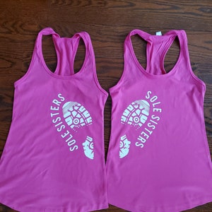 Sole Sisters Running Tank: Matching Marathon Partner Gift