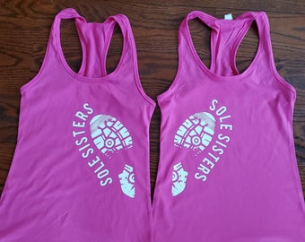 Sole Sisters Running Partner Matching Running Tank Half Marathon Running  Marathon Tank Running Tank Running Partners Tanks