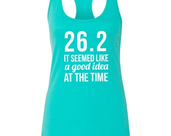 26.2 Marathon Running Tank: Funny Runner's Shirt