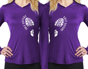 Sole Sisters Long Sleeve Running Shirt Half Marathon Running Shirt Marathon Shirt Running Partners Gift