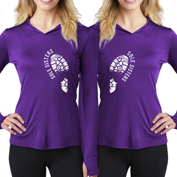 Sole Sisters Long Sleeve Running Shirt Half Marathon Running Shirt Marathon Shirt Running Partners Gift