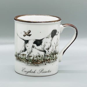 Enesco Engelsk Pointer Jaktvalp Hund Kaffe Te Kopp Mugg