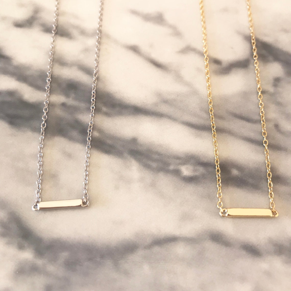 Minimalist bar necklace Clearance