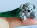 Tiny Koala Crochet, Miniature Animal Figurines, Koala Bear Cake Topper, Koala gifts, Australian Animals, Dollhouse miniatures 
