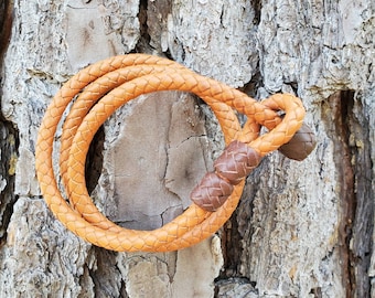 Simple Wrap Bracelet, Kangaroo Leather
