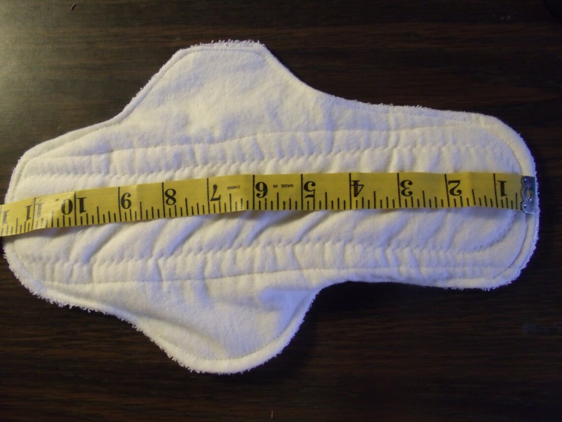 6 sanitary menstrual pads sampler pack 3 sizes cloth reusable Etsy