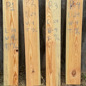 Southern Yellow Pine Board: Kiln Dried Lumber (24x4x15/16 inches)