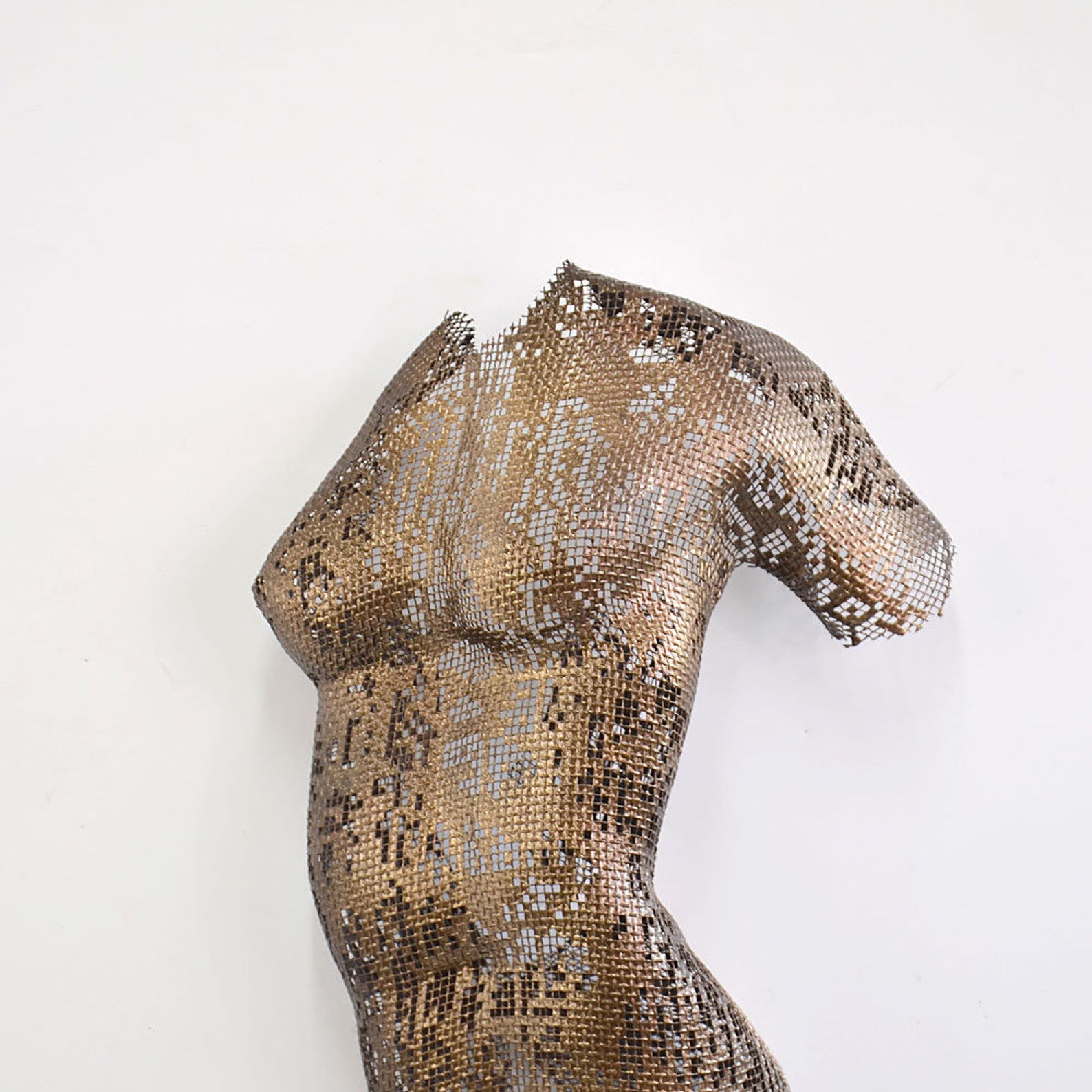 Abstract torso Metal wall art sculpture sexy nude metal | Etsy