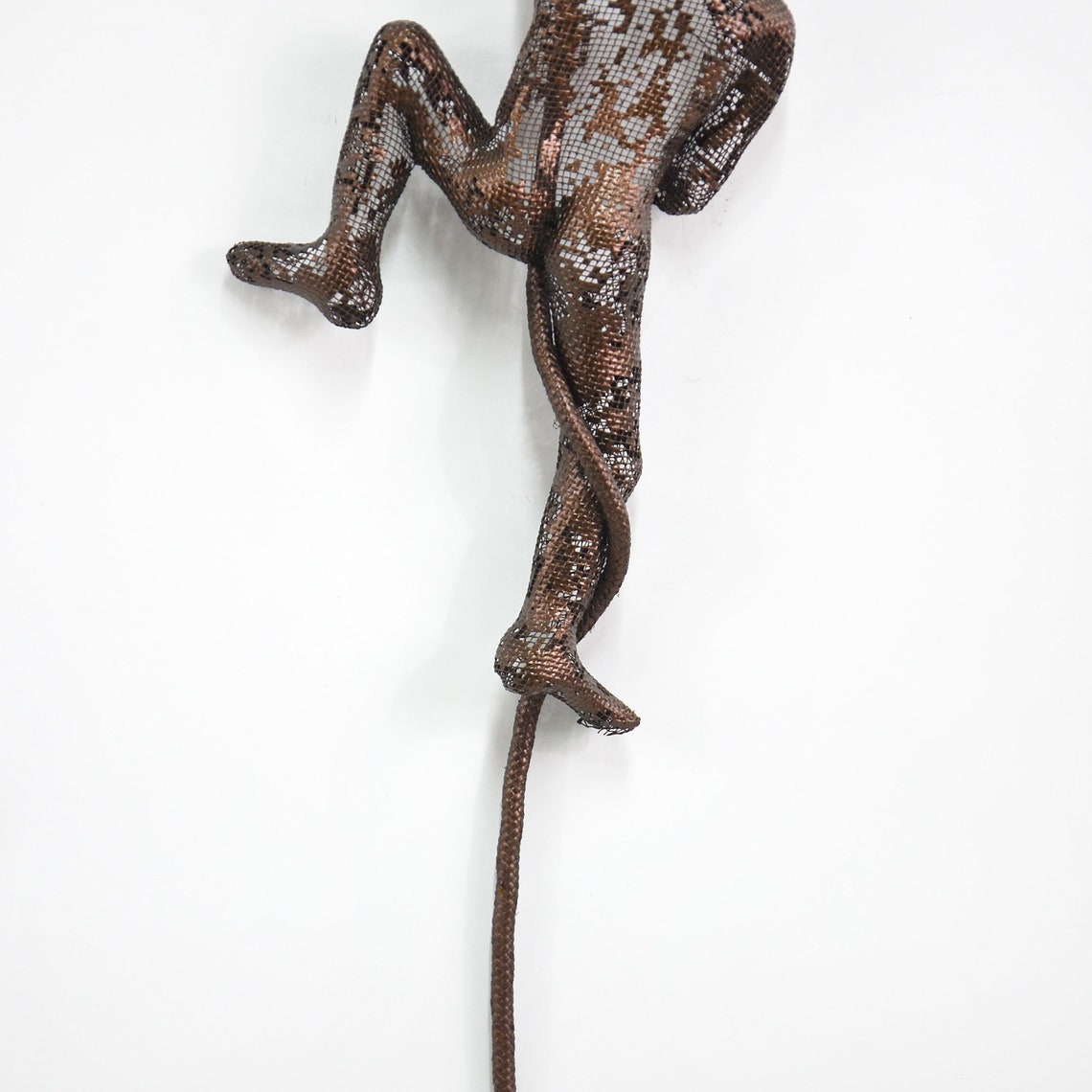 Wall hanging Climbing man on rope home decor metal Etsy