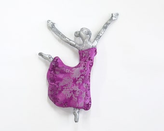 Dancer Sculpture Metal art sculpture wall art woman dancing wall hanging Dancer art modern art