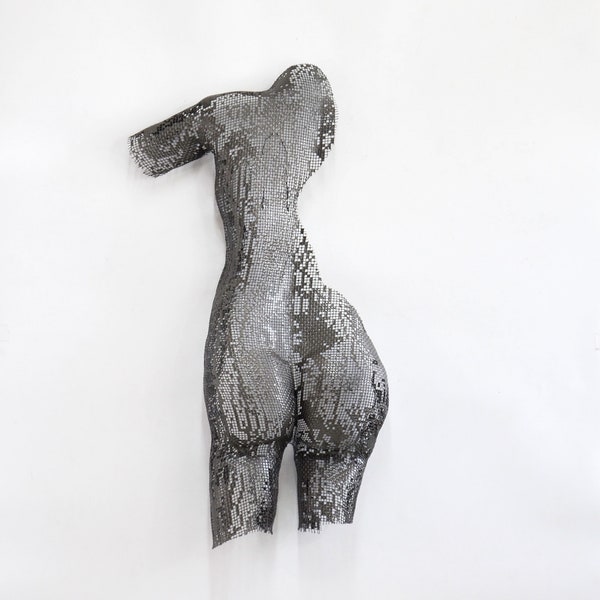 Metal Wall art sculpture abstract torso