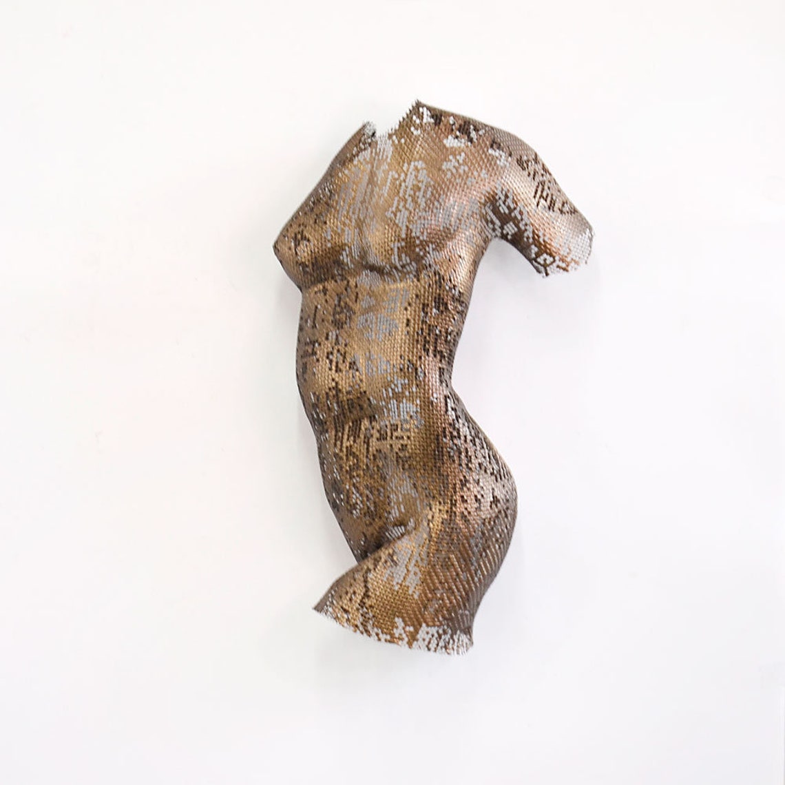 Abstract Torso Metal Wall Art Sculpture Sexy Nude Metal Etsy