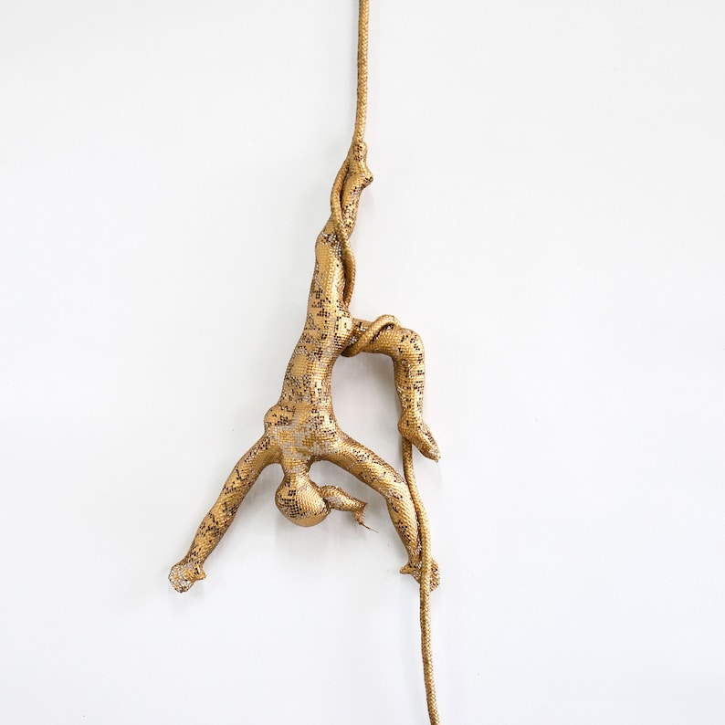 Acrobat Sculpture, Female Sculpture, Wire Mesh Sculpture, Metal ...
