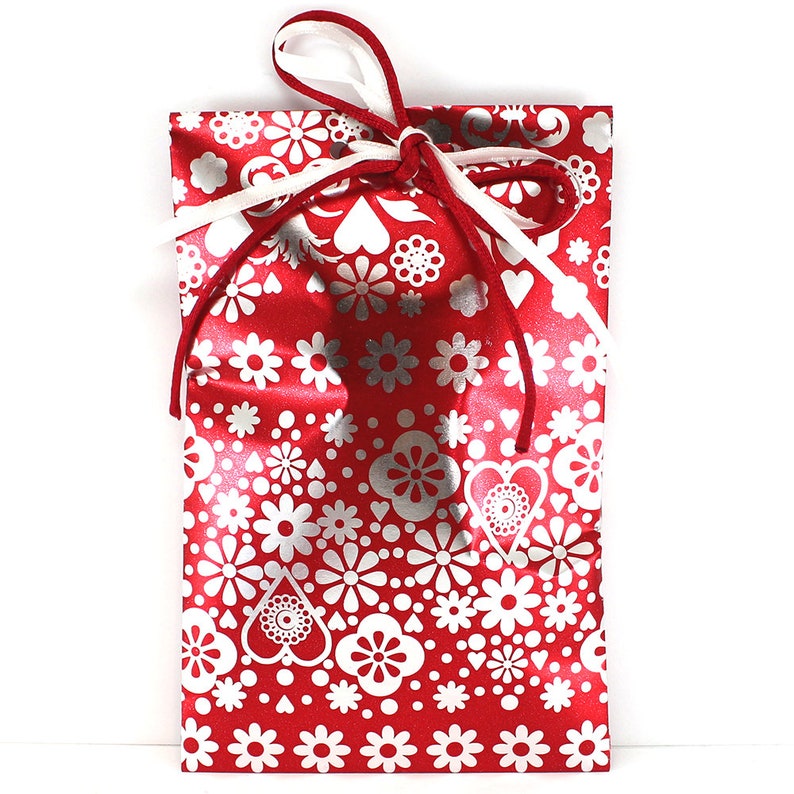 Handmade Christmas Paper Treat Bags Jewelry Bags Colorful - Etsy