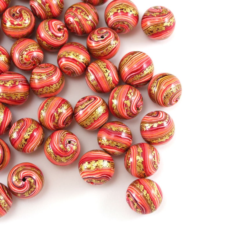 Royal Ombre Beads Polymer Clay Beads for DIY Gift for Mom Etsy