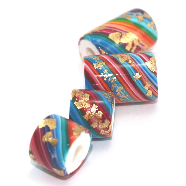 Unique Beads for Jewelry Making Large Hole Beads Polymer Etsy