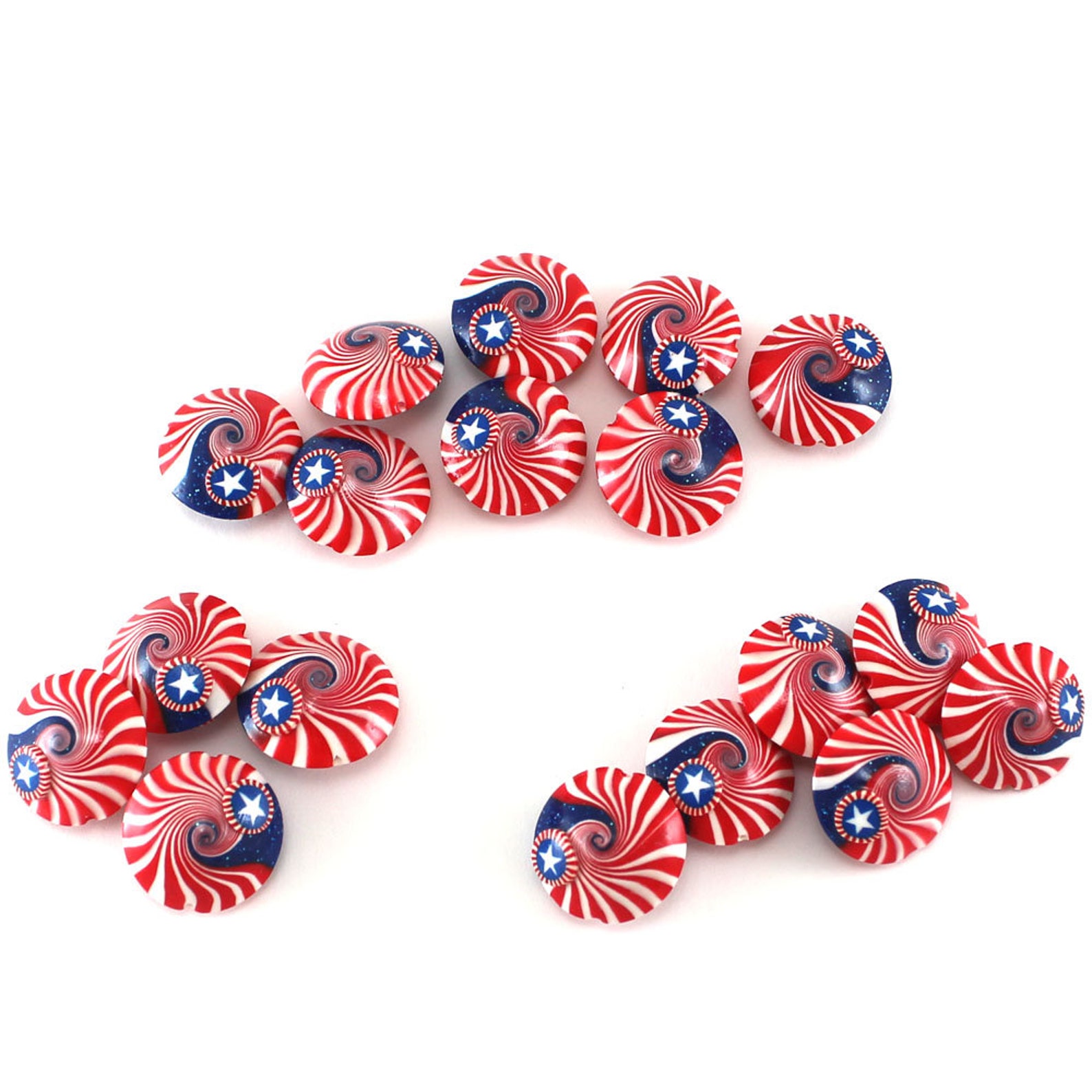 Flag Bracelet Beads Polymer Clay Craft Jewelry Beads USA Beads Etsy