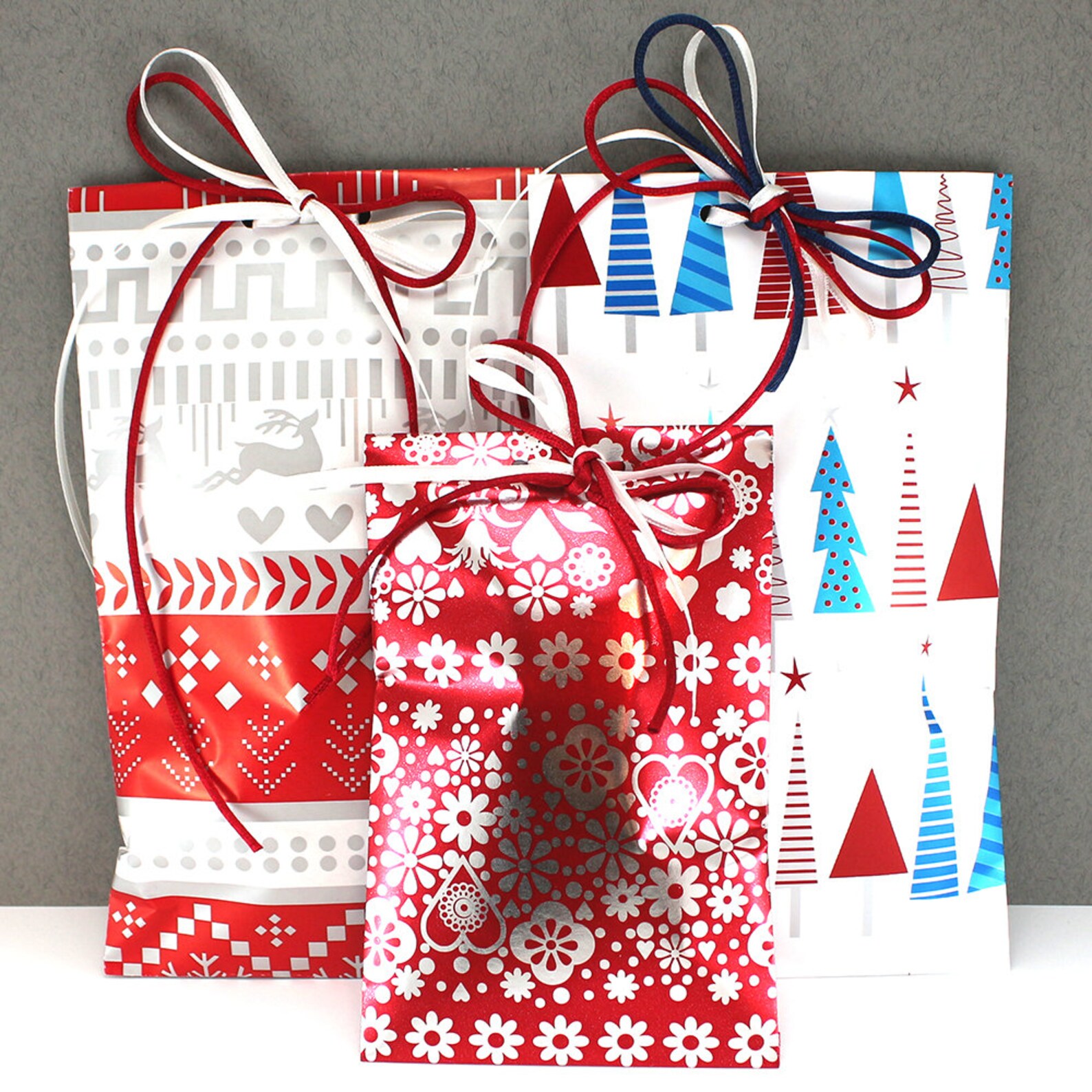 Handmade Christmas Paper Treat Bags Jewelry Bags Colorful - Etsy