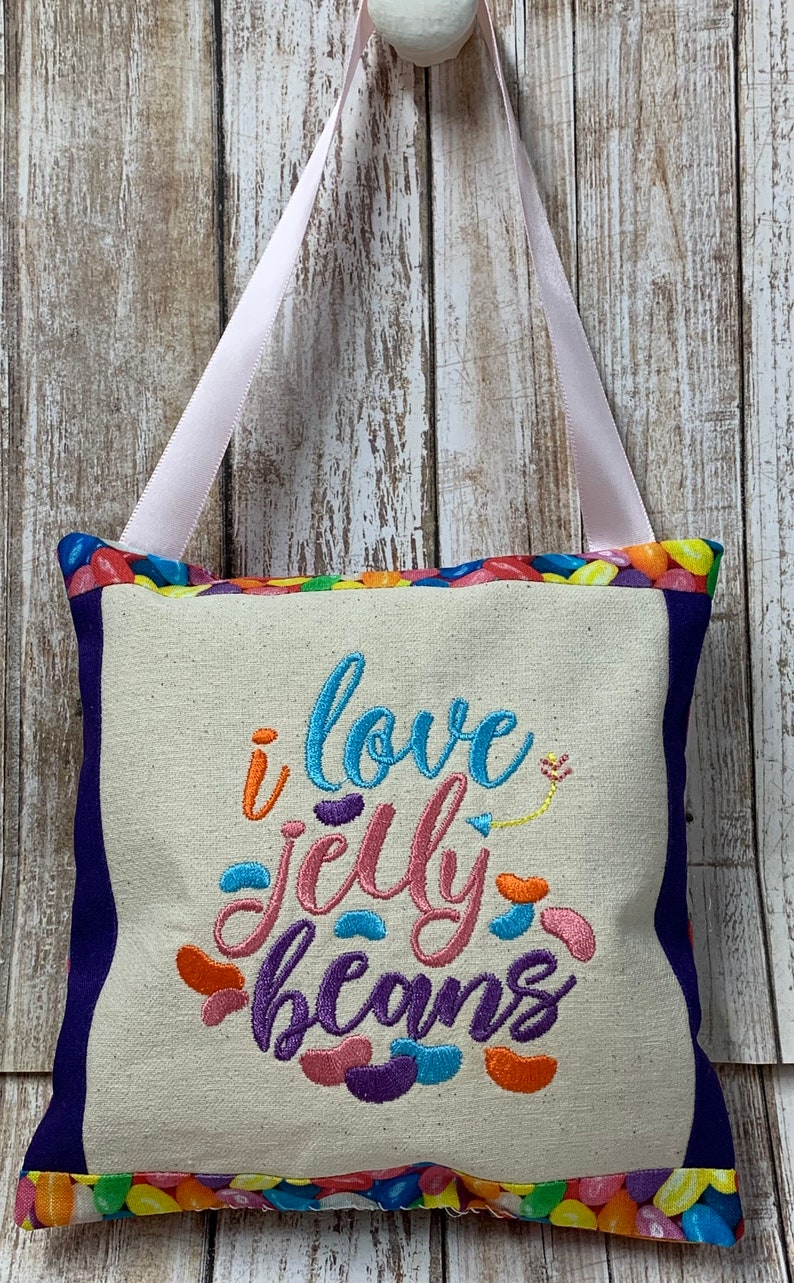 Jelly Bean Pillow Easter Door Knob Pillow Jelly Bean Door Etsy