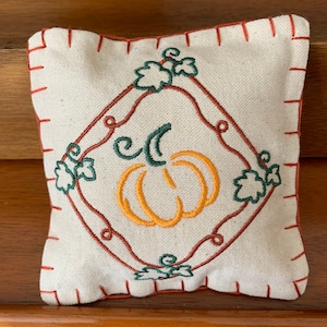 Pumpkin Bowl Fillers - Harvest Pillow Tuck - Mini Harvest Pillow - Pumpkin Bread Bowl Filler - Fall Decor
