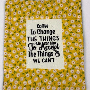 Coffee mug rug, Desk mug rug, Coffee cup coaster, Coffee lover gift idea, Office mug rug, Coffee and snack coaster, Birthday gift idea