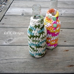 Glass Bottle Cozy Pattern