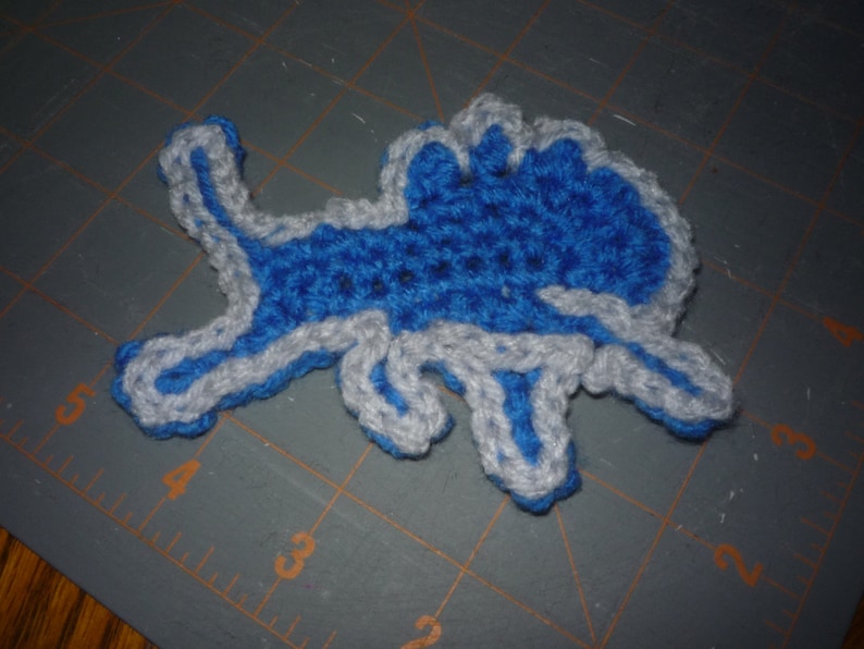Detroit Lion Applique Crochet Pattern Etsy