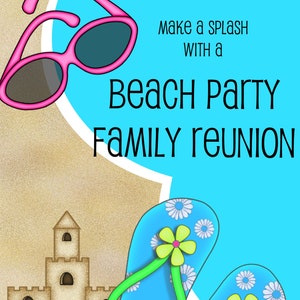 Beach Family Reunion Theme Package image 1